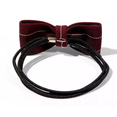 Good quality elastic band elegant red 2 in 1 hair accessories